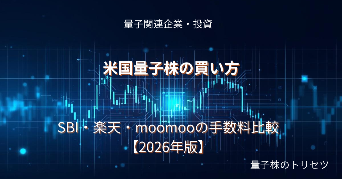 米国量子株の買い方のアイキャッチ画像